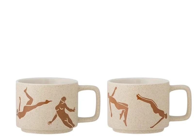 Mok aardewerk bruin Harlow by Bloomingville in [gid://shopify/Metaobject/307221758287] – product photo