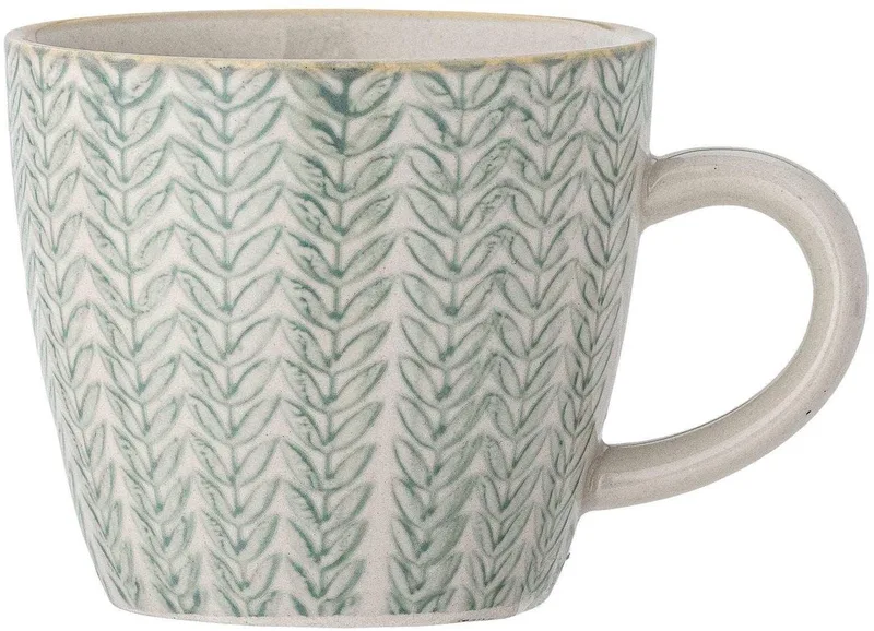 Mok aardewerk groen Maple 7cm by Bloomingville in [gid://shopify/Metaobject/303100625231,gid://shopify/Metaobject/363996709199] – product photo