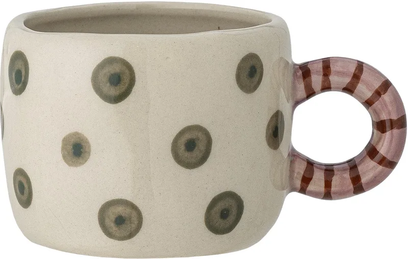 Mok aardewerk groen Nini by Bloomingville in [gid://shopify/Metaobject/303100625231,gid://shopify/Metaobject/307234865487] – product photo