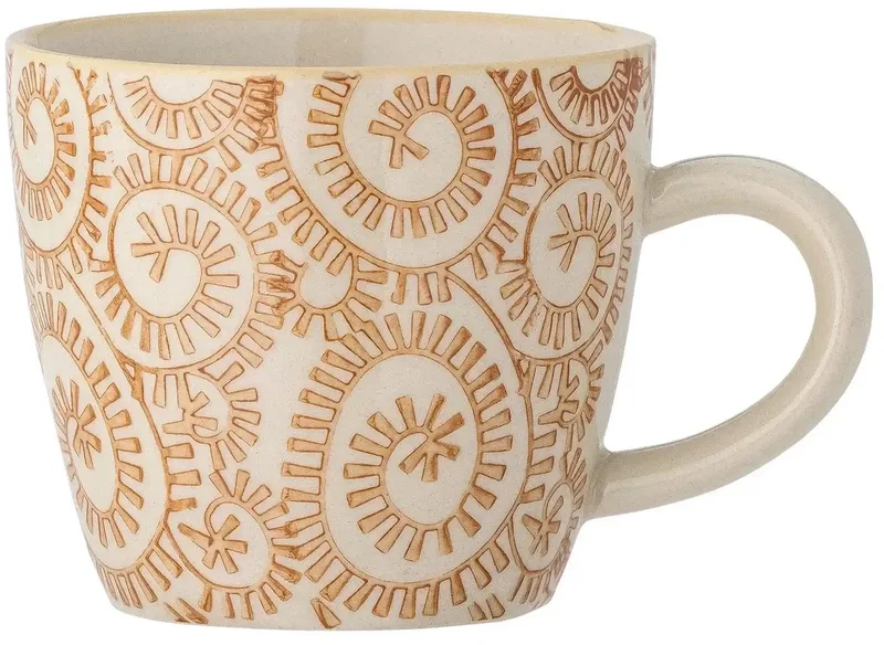 Mok aardewerk oranje Maple 7cm by Bloomingville in [gid://shopify/Metaobject/307236110671,gid://shopify/Metaobject/307231719759] – product photo