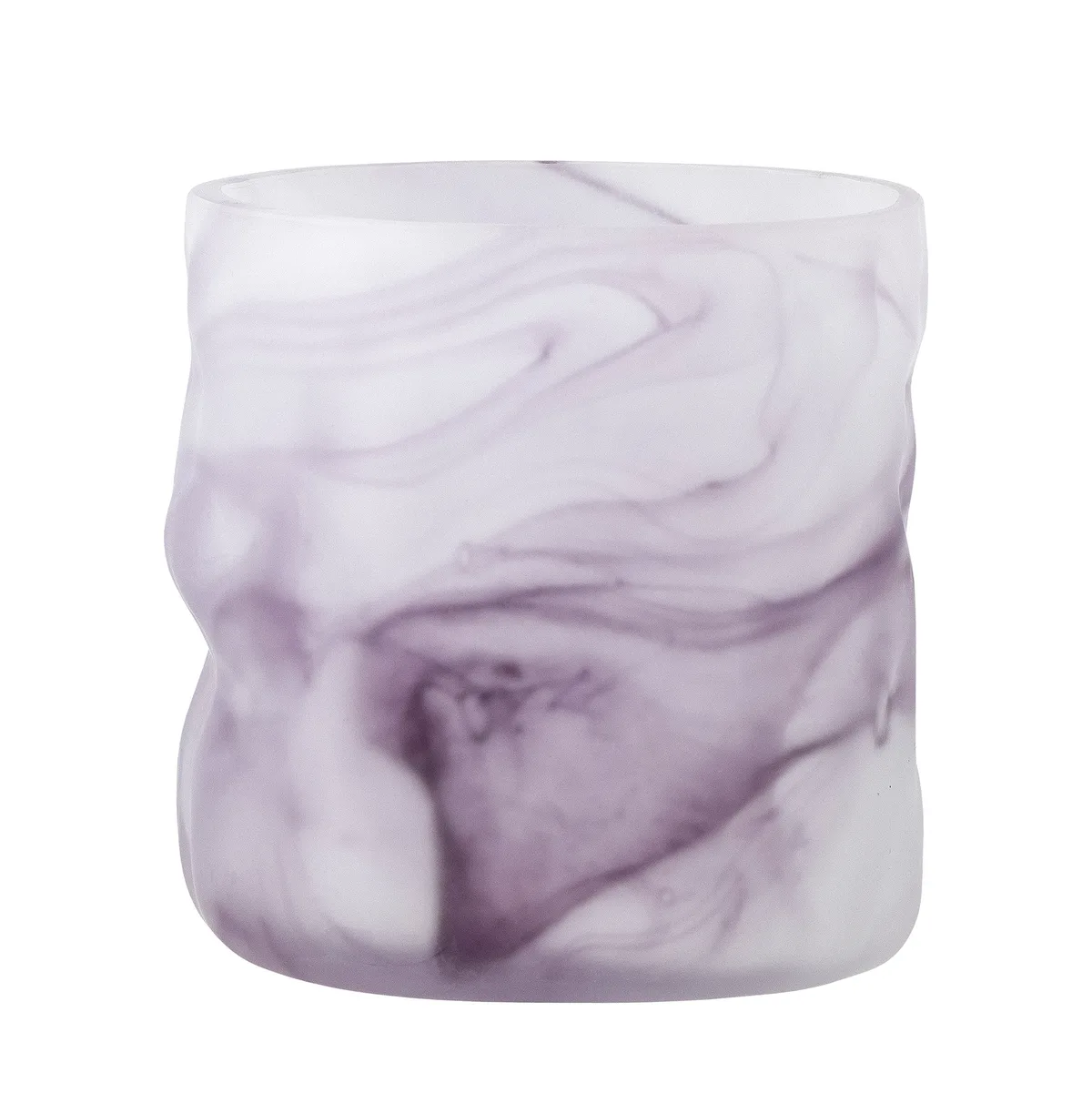 Moore Fyrfadsstage, Lilla, Glas de Bloomingville – photo du produit