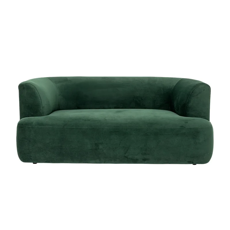 Morgan Sofa, Grün, Polyester, 165x70x84 cm von Bloomingville – Produktfoto