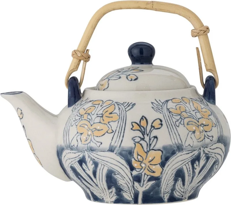 Myah theepot blauw 800ml de Bloomingville en [gid://shopify/Metaobject/307232571727,gid://shopify/Metaobject/303390916943] – photo du produit