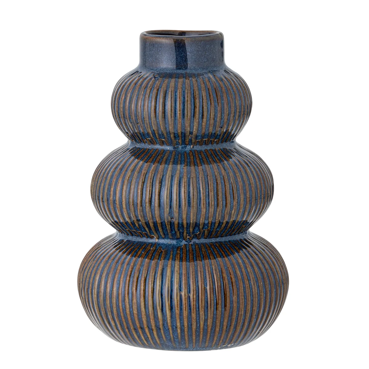 Myrtle Vase, Blå, Stentøj, D14xH20 cm fra Bloomingville – produktbillede