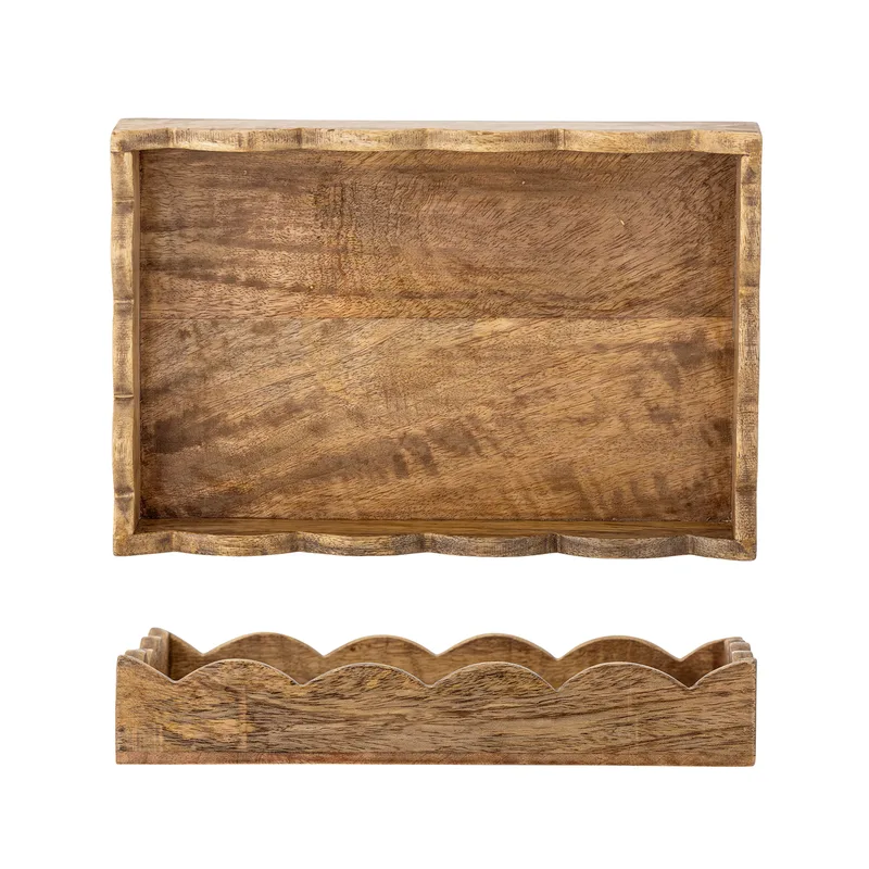Namira Serviertablett aus Mangoholz Natur by Bloomingville – product photo