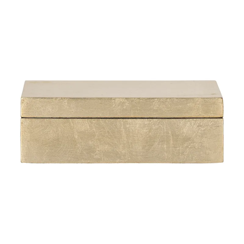 Nenon Schale mit Deckel Gold, 15,5x11 cm von Bloomingville – Produktfoto