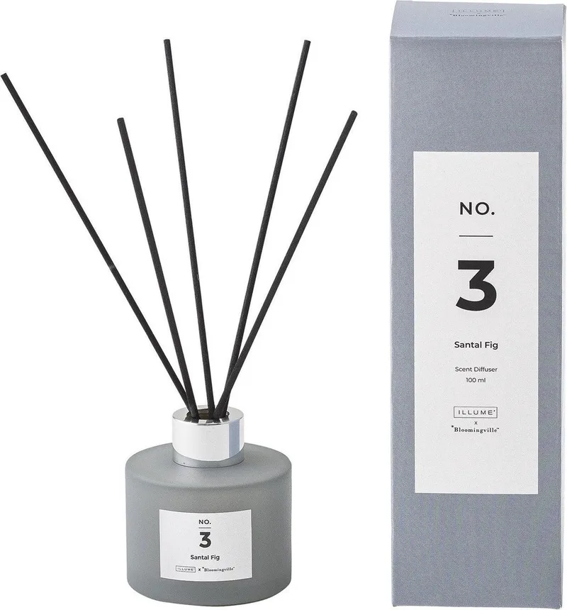No. 3 - Santal Fig-geur diffuser van Bloomingville in Zilver – productfoto