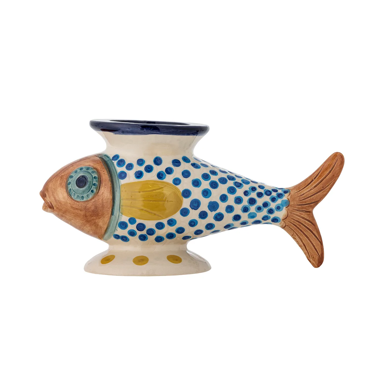 Nobu Vase, Multifarvet, Stentøj, L30,5xH15xW12 cm de Bloomingville – photo du produit