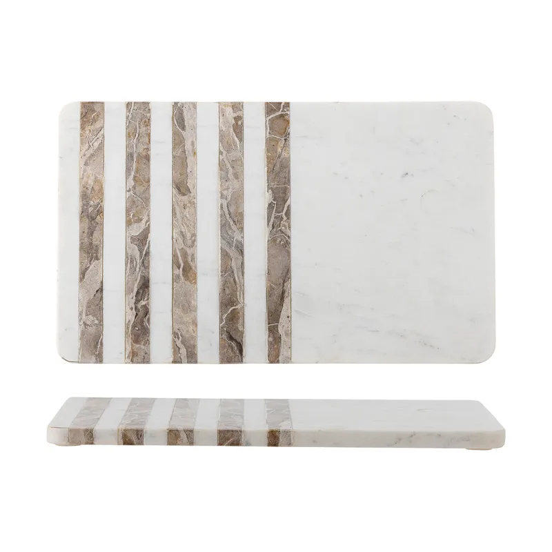 Novelle Marmor-Schneidebrett 38x22,5 cm Weiß by Bloomingville – product photo