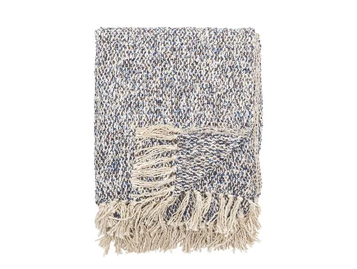 Ocean plaid blauw - 82066526 de Bloomingville – photo du produit