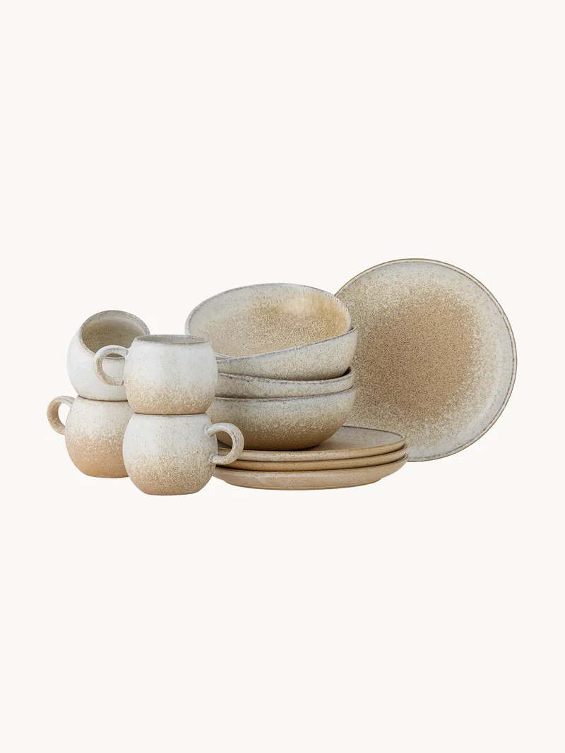 Ontbijtset Paula, 4 personen (set van 12) van Bloomingville – productfoto