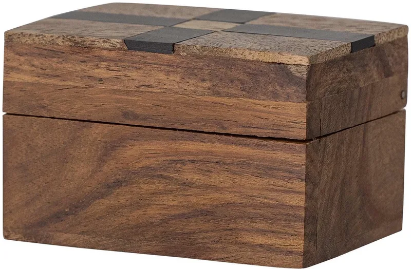 Opbergdoos mangohout bruin Cemile by Bloomingville in [gid://shopify/Metaobject/307221758287] – product photo