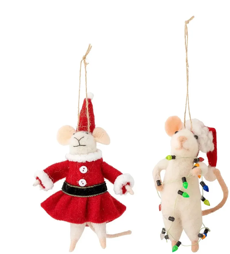 Ornament wol wit Peo von Bloomingville in [gid://shopify/Metaobject/296204665167] – Produktfoto