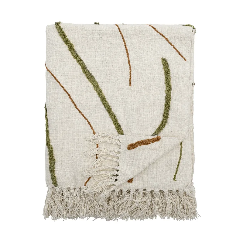 Osasio Decke 130x150 cm Grün von Bloomingville – Produktfoto