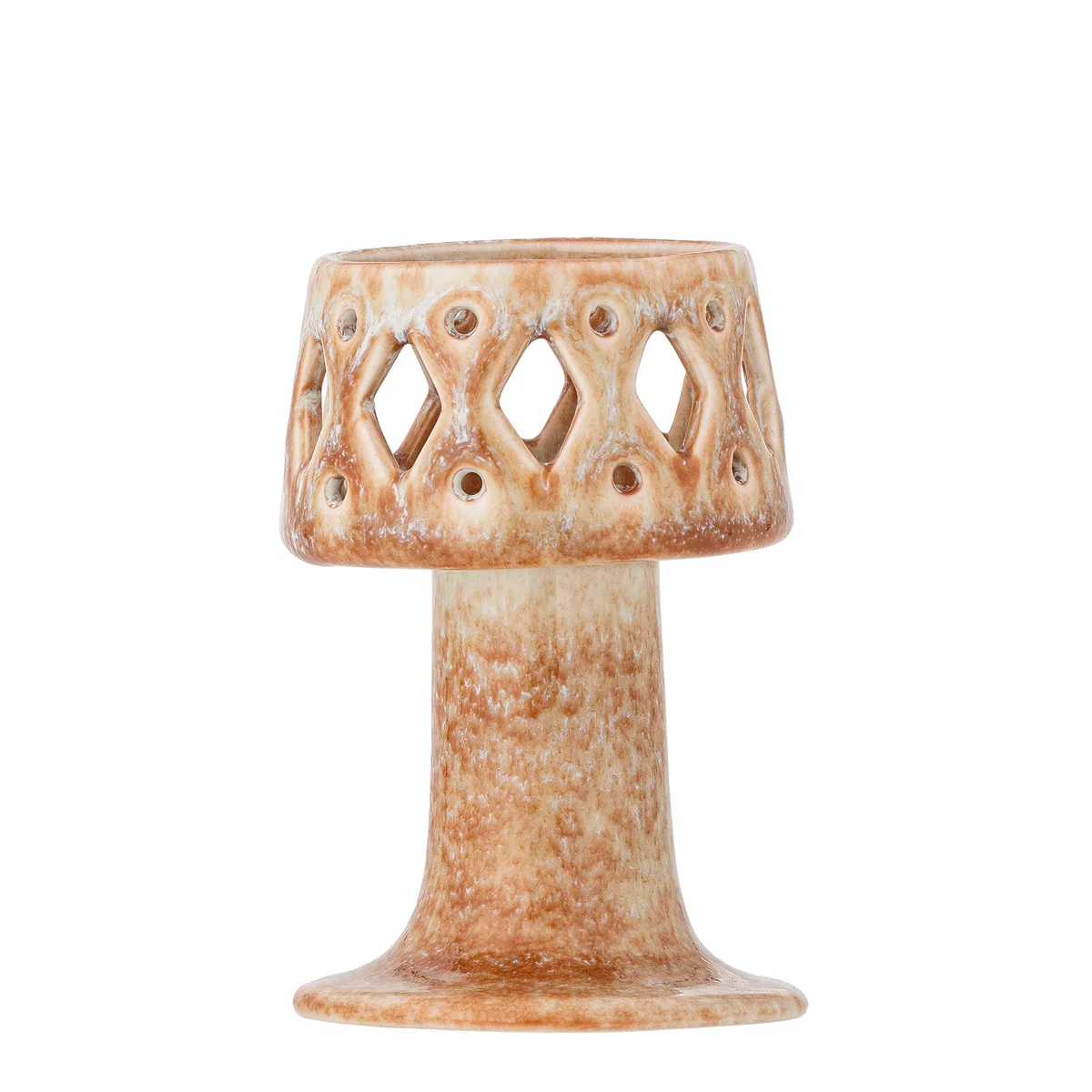Patty Fyrfadsstage, Natur, Stentøj, D8xH12 cm de Bloomingville – photo du produit