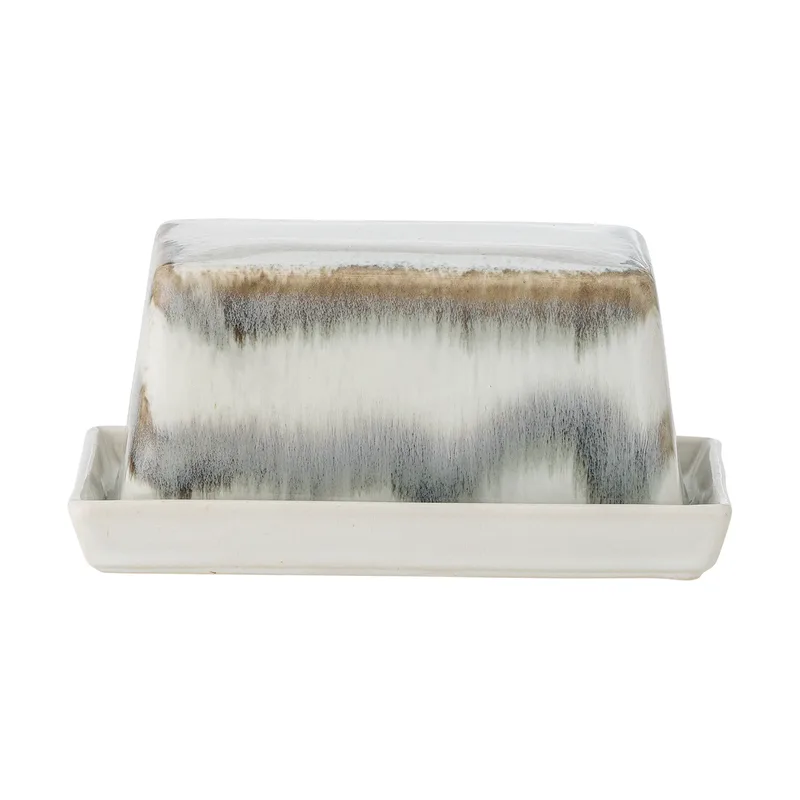 Paula Butterdose 11,5x17,5 cm Grey by Bloomingville – product photo