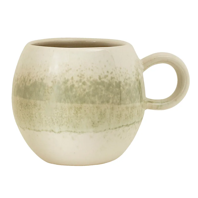 Paula Tasse, Grün, Steingut, Steingut, grün by Bloomingville – product photo