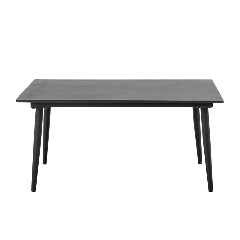 Pavone Outdoor-Couchtisch, rechteckig - schwarzer Faserzement/Metall (90x60) für Outdoor by Bloomingville – product photo