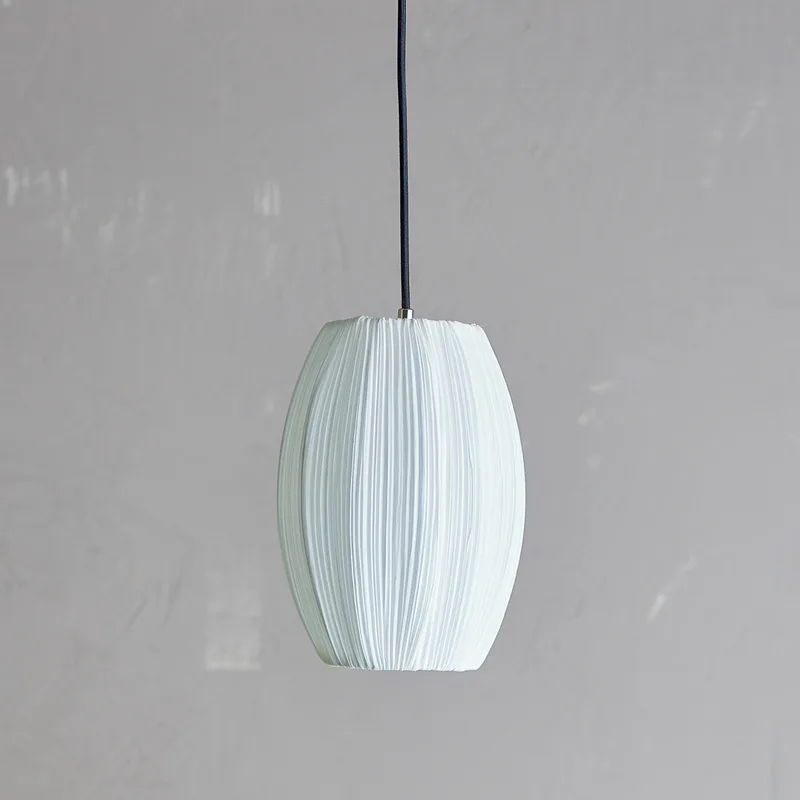 Pica hanglamp, polyester, wit - BLOOMINGVILLE - Woonkamer - Stof - 1 lamp by Bloomingville – product photo