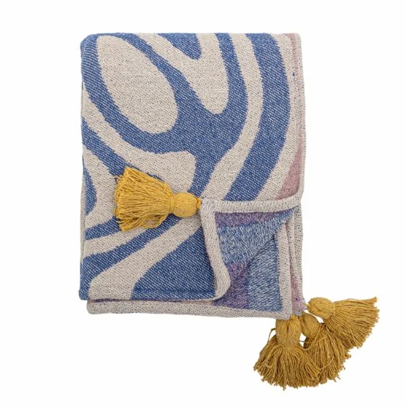 Plaid Arlie by Bloomingville in Creme – product photo