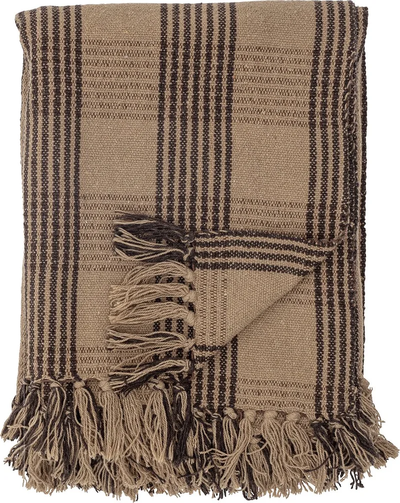 Plaid Robbi by Bloomingville in Bruin – product photo