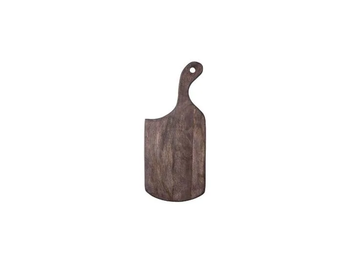 Planche à découper en acacia marron, forme organique, lignes sinu de Bloomingville – photo du produit