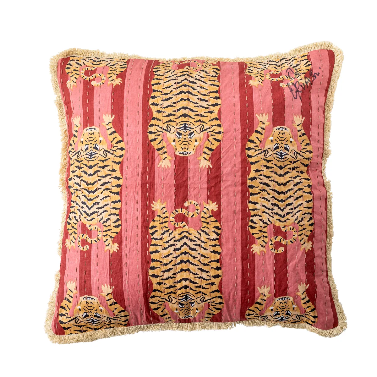 Poirino Pude, Pink, Bomuld, L45xH45 cm van Bloomingville – productfoto