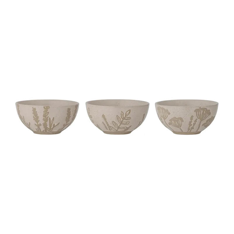 Primrose Schale Ø11,5cm 3 Teile Natur by Bloomingville – product photo