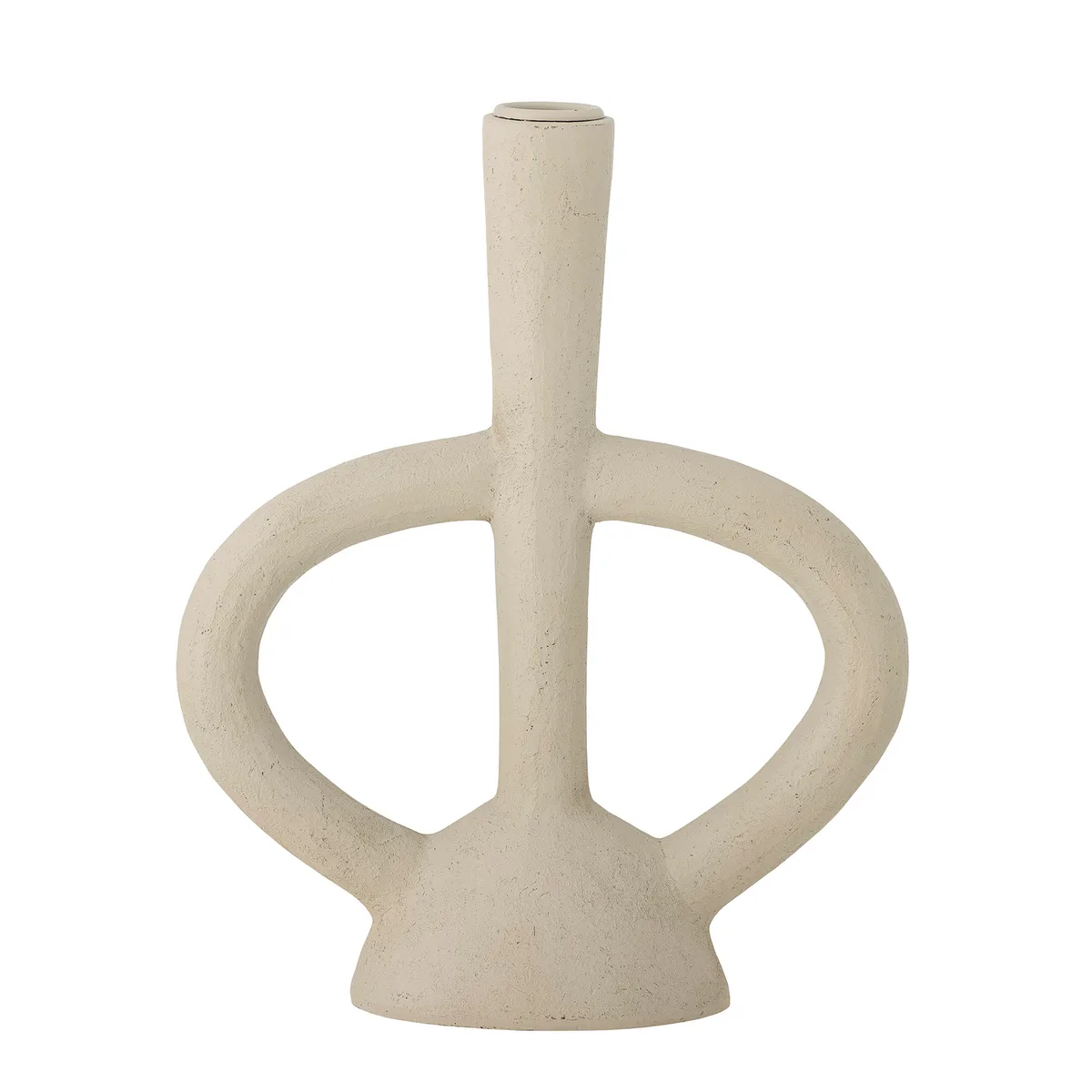 Ramina Lysestage, Hvid, Polyresin, L19,5xH21xW8 cm van Bloomingville – productfoto
