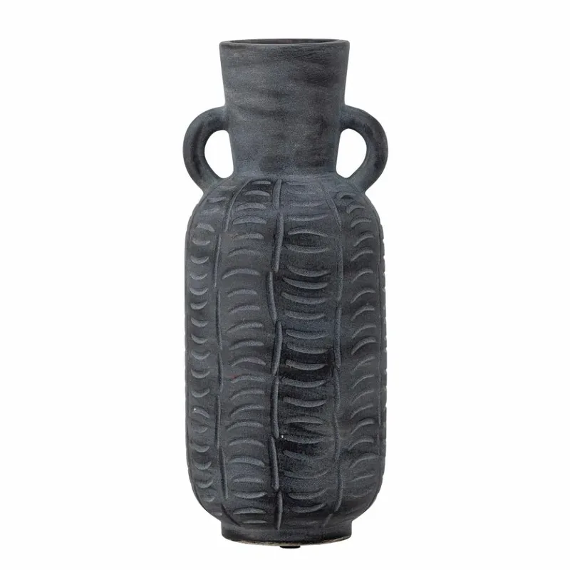 Rane Vase Ø12 cm Grau fra Bloomingville – produktbillede