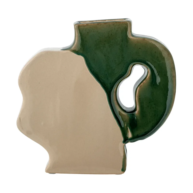 River Vase Grün, 20,5x20 cm från Bloomingville – produktbild