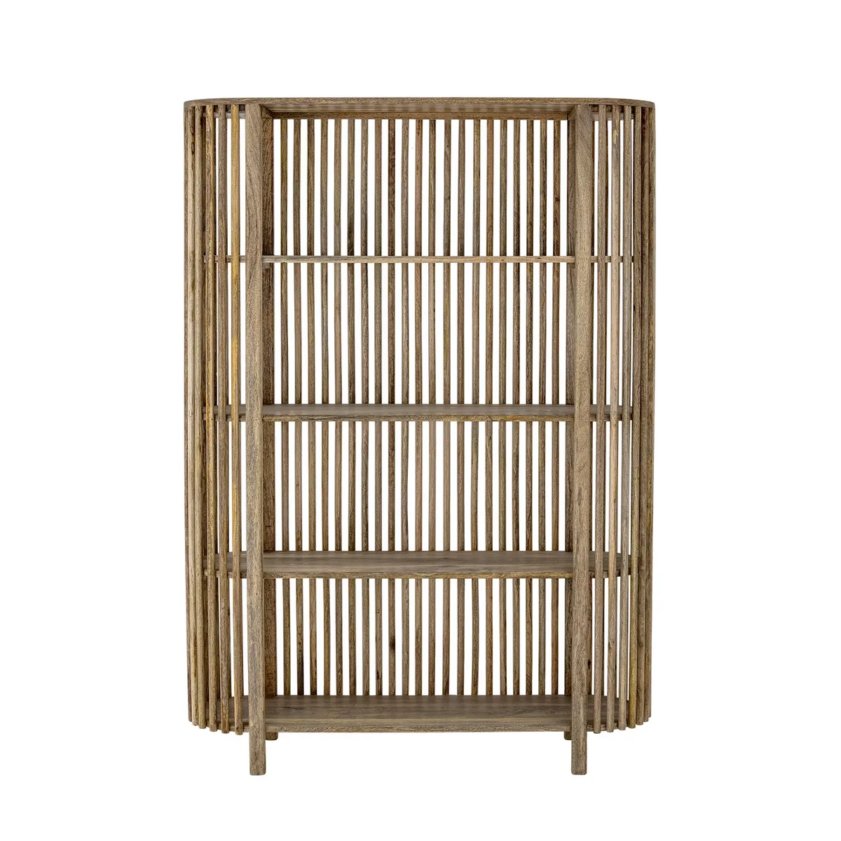 Sali Boekenkast van Mangohout, Naturel/Bruin, B: 121 cm, D: 35 cm, H: 172 cm by Bloomingville – product photo
