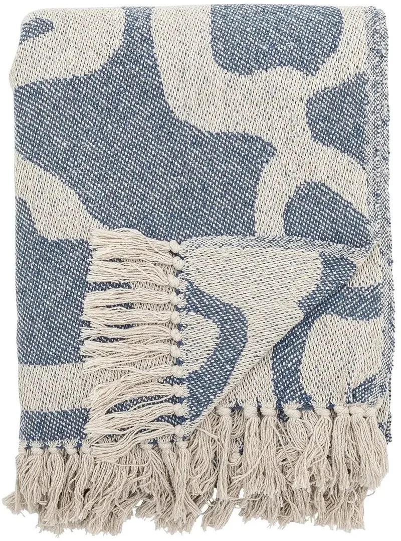 Salobre Throw - Plaid by Bloomingville in [gid://shopify/Metaobject/303390916943] – product photo