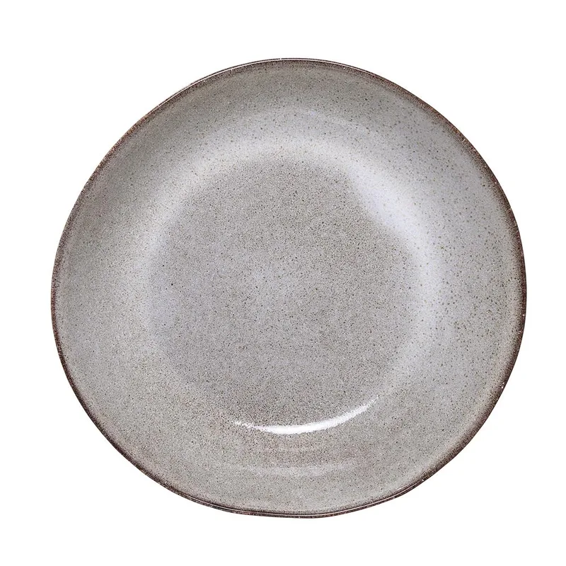 Sandrine tiefer Teller Grau by Bloomingville – product photo