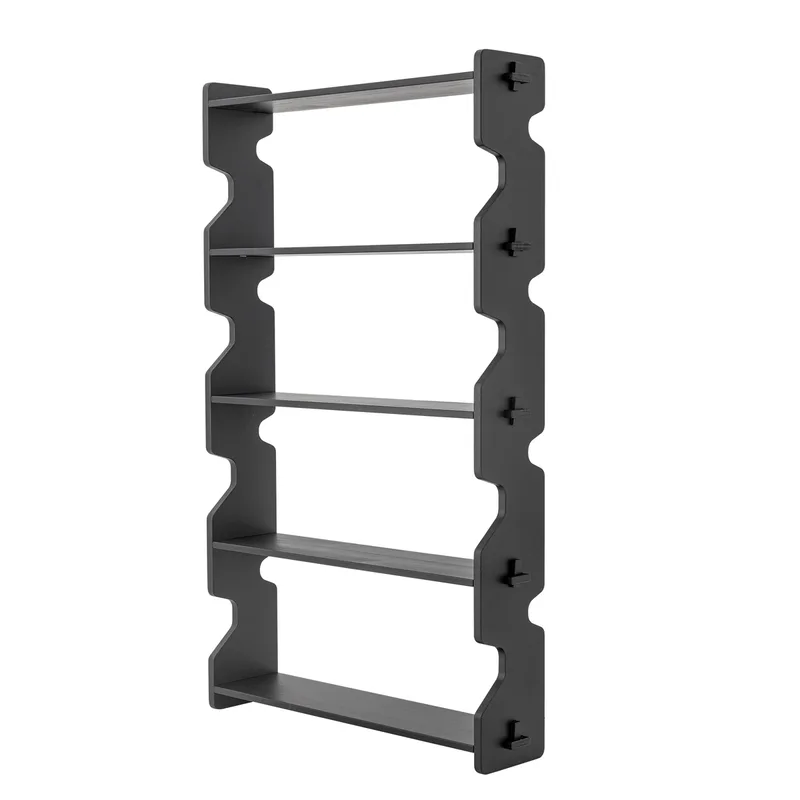 Savoya Bücherregal mit 5 Regalböden - Schwarzkiefer, Holz, 5-Schubladen fra Bloomingville – produktbillede