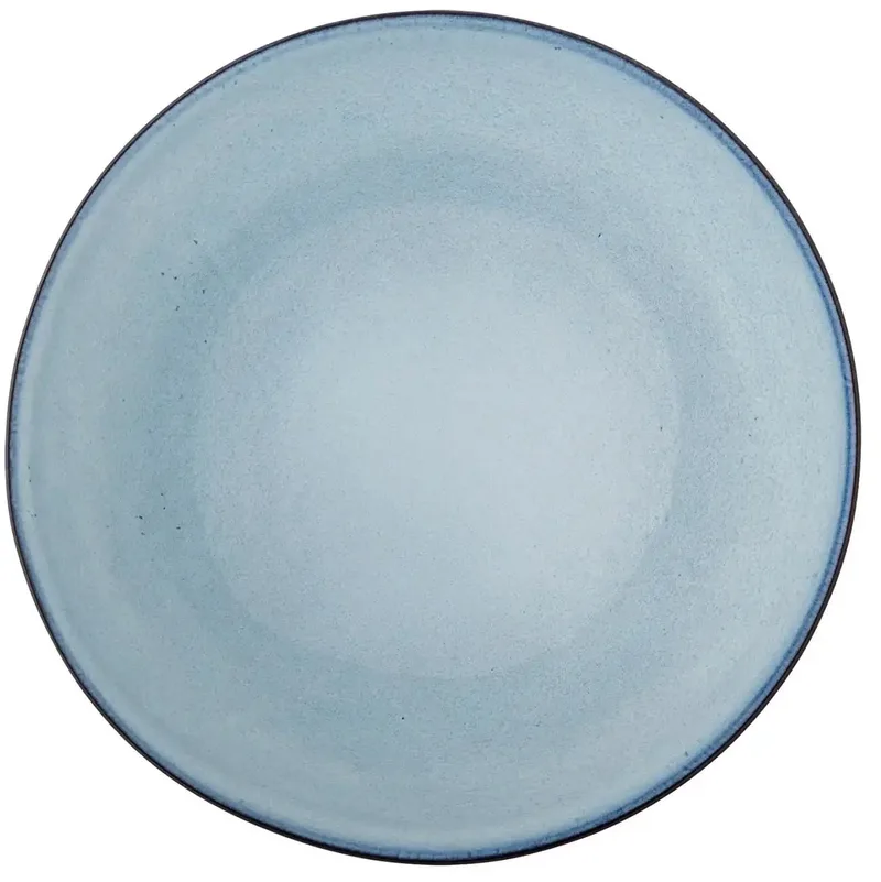 Schaal aardewerk blauw Sandrine 26cm by Bloomingville in [gid://shopify/Metaobject/303390916943] – product photo