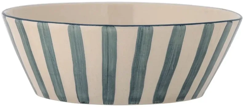 Schaal aardewerk groen begonia 23cm by Bloomingville in [gid://shopify/Metaobject/303100625231,gid://shopify/Metaobject/307234865487] – product photo