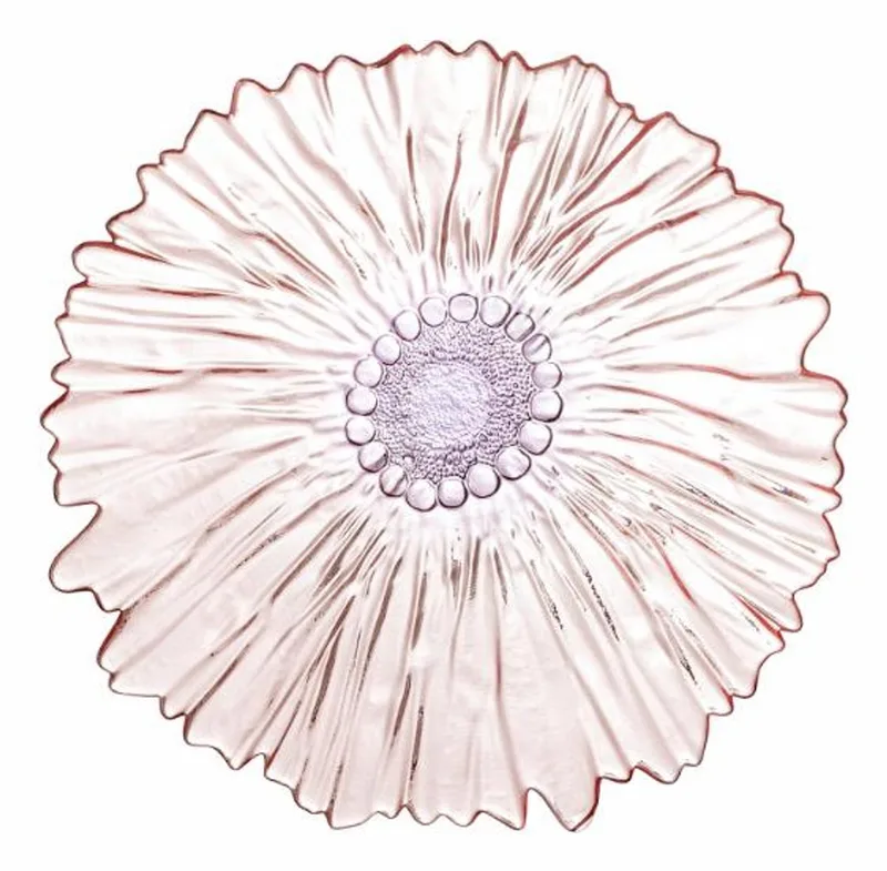 Schaal glas roze Mariko 31cm van Bloomingville in [gid://shopify/Metaobject/303097905487] – productfoto