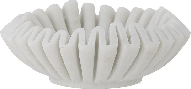 Schaal Harmonia marmer Ø17,5 x 6 cm by Bloomingville in Wit – product photo