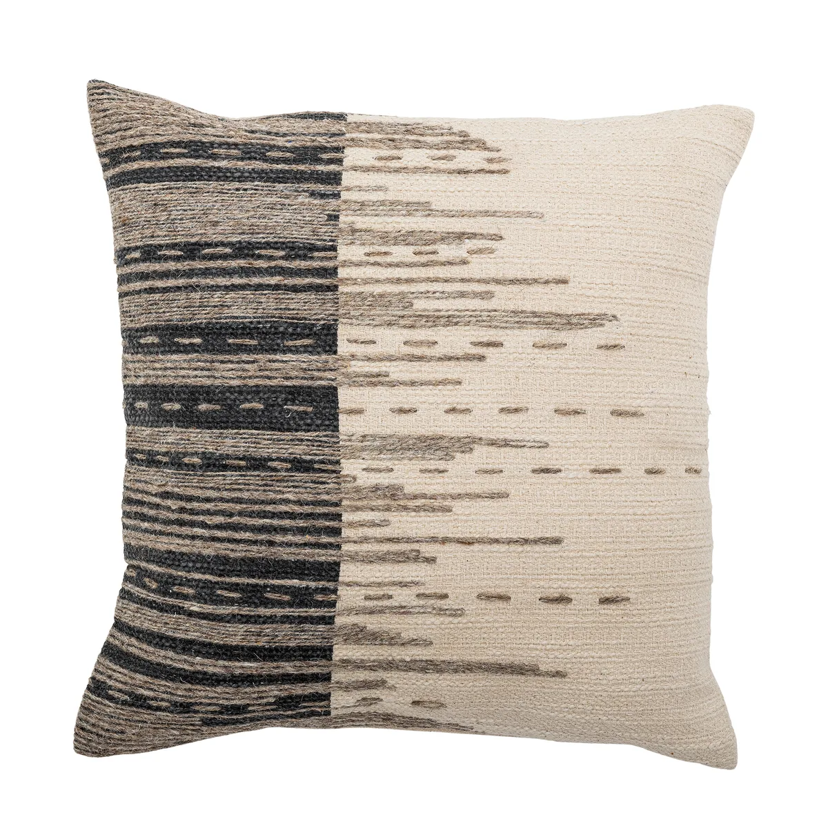 Seaford Pude, Natur, Bomuld, L45xW45 cm de Bloomingville – photo du produit
