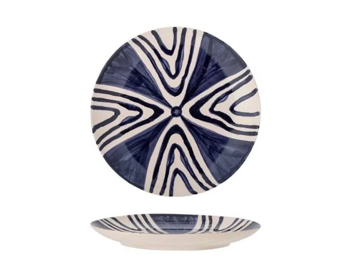 Shama borden blauw Ø20,5cm set van 6 stuks - 82060431 fra Bloomingville – produktbillede