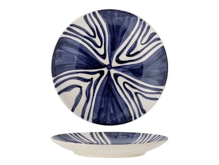 Shama borden blauw Ø27cm set van 6 stuks - 82060435 fra Bloomingville – produktbillede