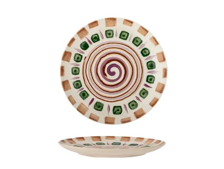 Shama borden groen Ø20,5cm set van 6 stuks - 82060433 fra Bloomingville – produktbillede