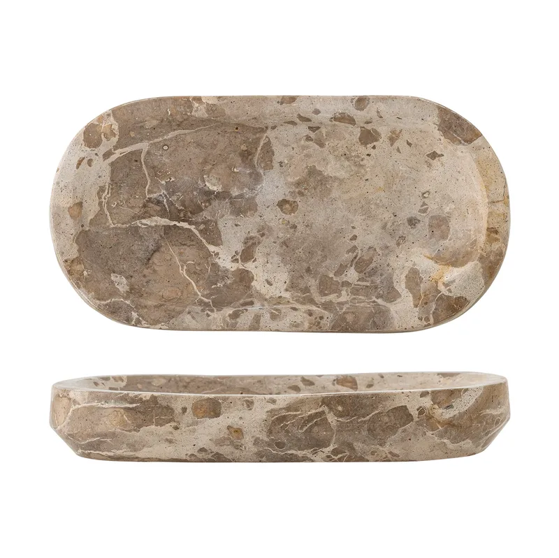 Shao Tablett Marmor 24,5x12,5 cm Natur från Bloomingville – produktbild