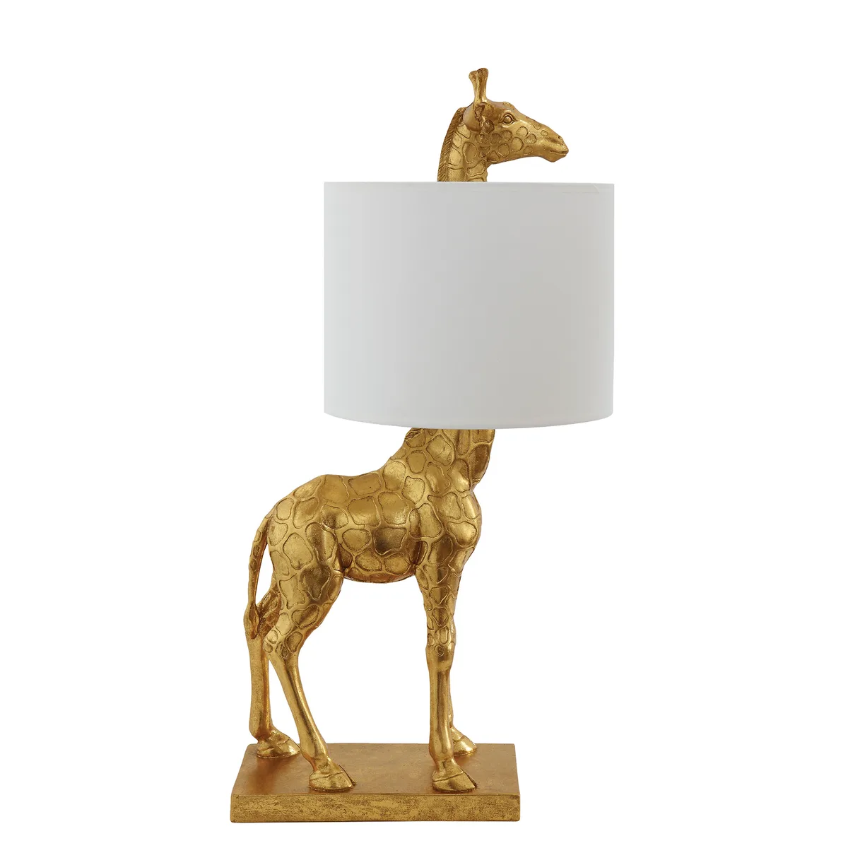 Silas Bordlampe, Guld, Polyresin, L35xH70xW28 cm von Bloomingville – Produktfoto