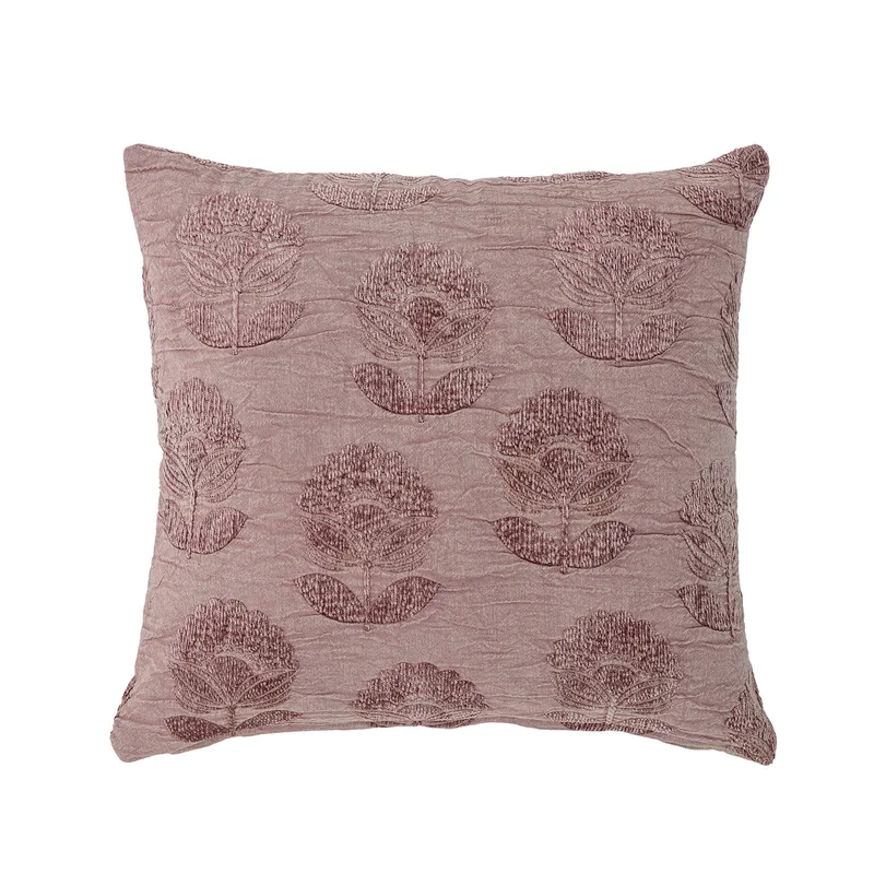 Sofia Kissen, Lila, Baumwolle B: 50cm, L: 50cm, für Damen, Baumwolle, Lila Farbe by Bloomingville – product photo