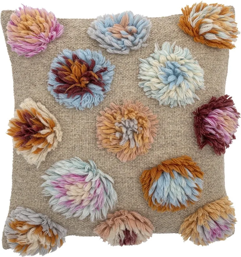 Somma kussen naturel 50x50cm by Bloomingville in [gid://shopify/Metaobject/307221758287] – product photo