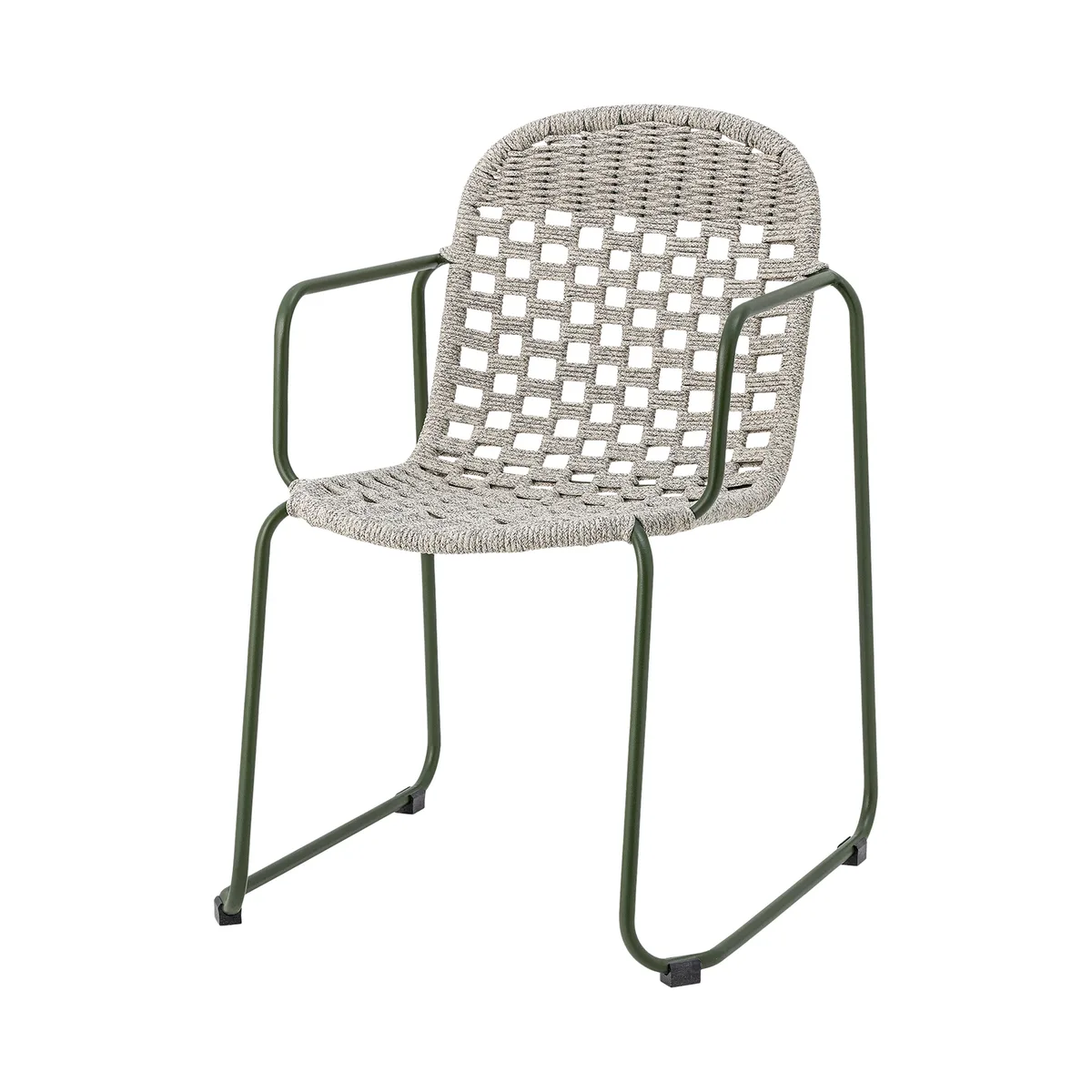 Stapelbarer Sessel CALANA - Grau - Seil aus Polypropylen de Bloomingville – photo du produit