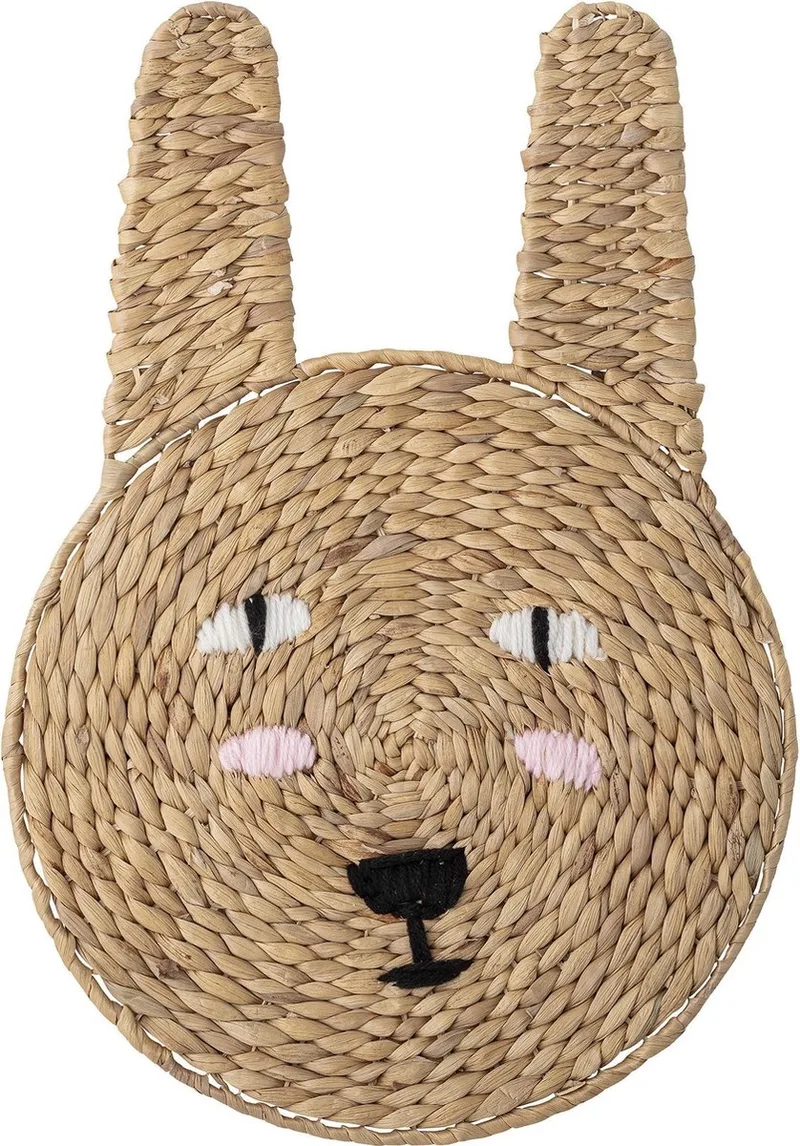 Sulo Wall Decor - Rotan Wanddecoratie - Baby Kinderkamer by Bloomingville in Bruin – product photo