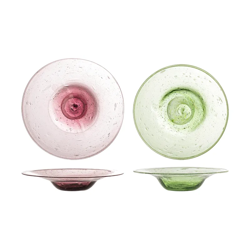 Sunil Dessertteller 2-teilig Grün by Bloomingville – product photo